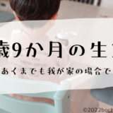 1歳9か月の生態 ぼちぼちのーと